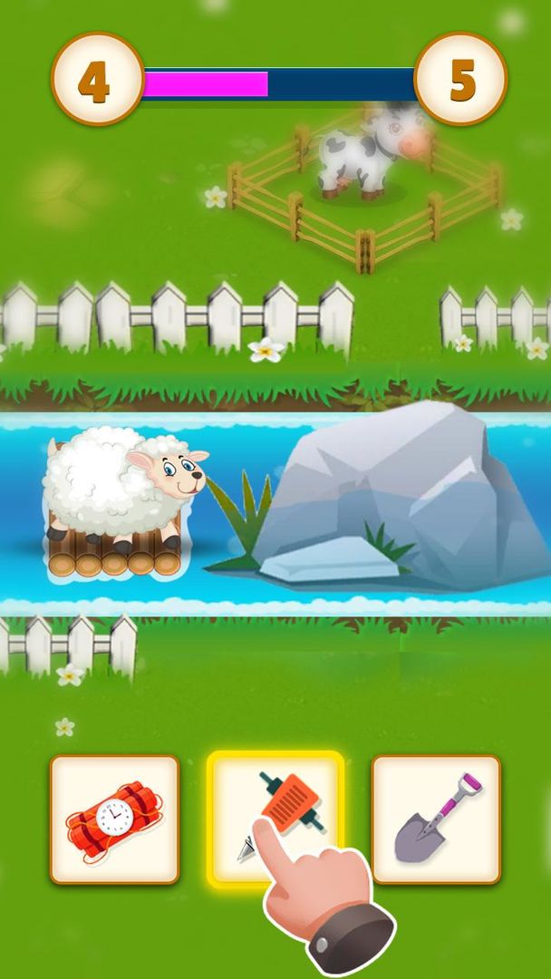 Screenshot of Farm Rescue Town -Pull the pin