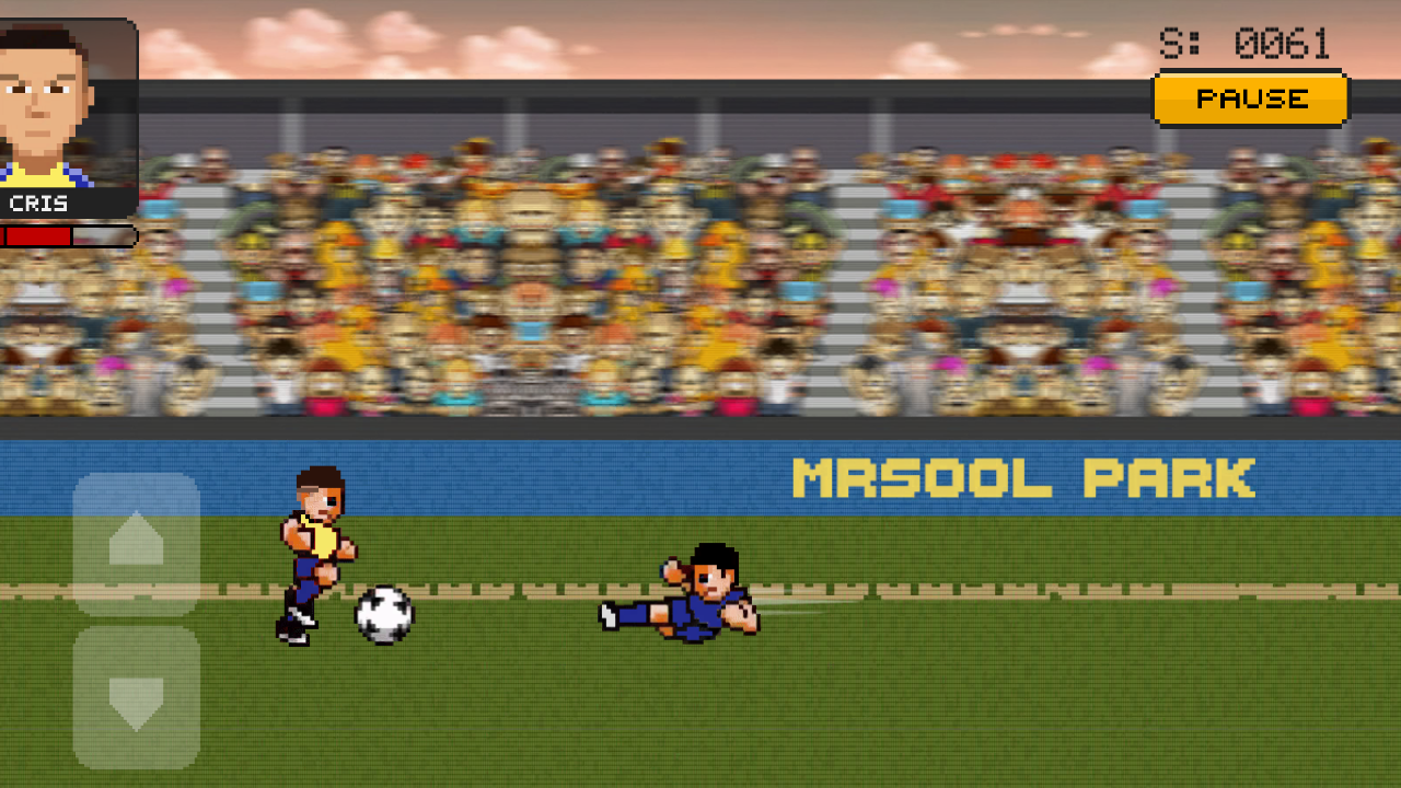 Screenshot of KM Soccer Pixel Football