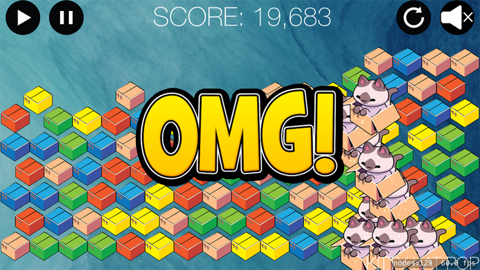 Kitty Kat Pop Game Screenshot