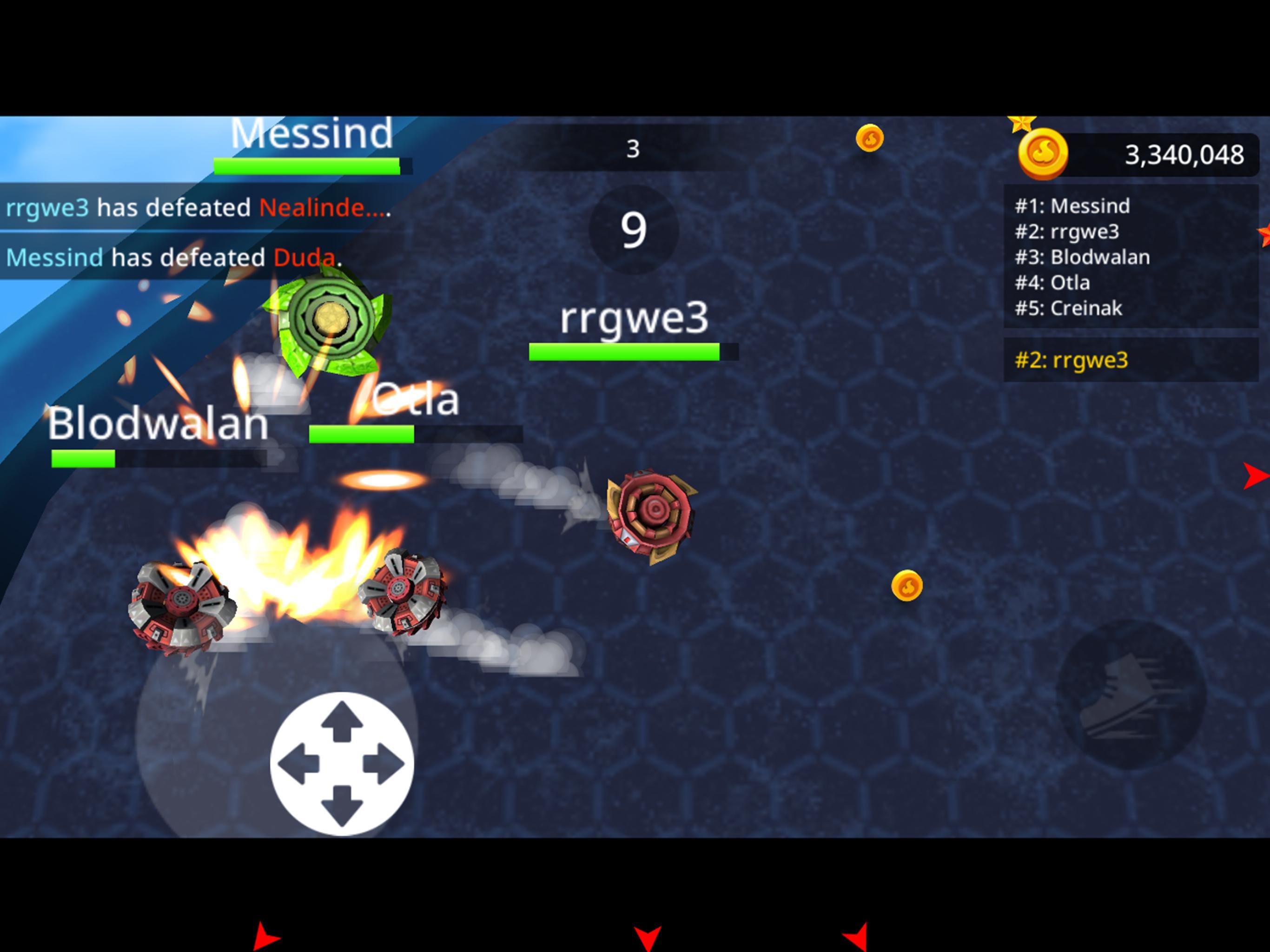 Spin Blade Battle .io - Burst God Stars Multiplay Game Screenshot