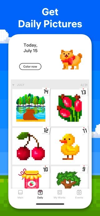 Pixel Art － Color by Number Game Screenshot