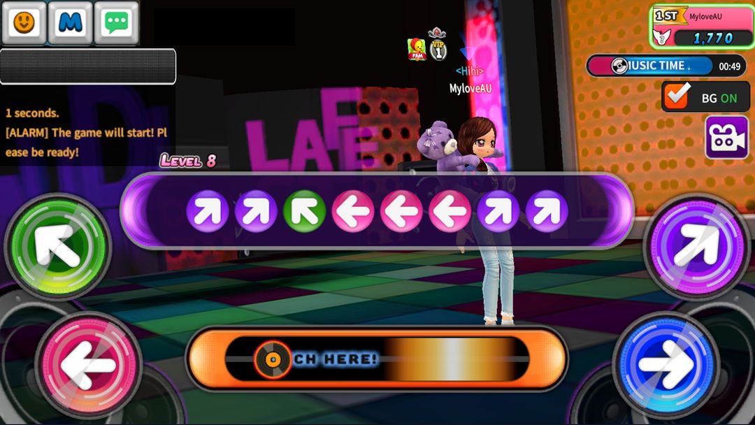 Audition M screenshot game