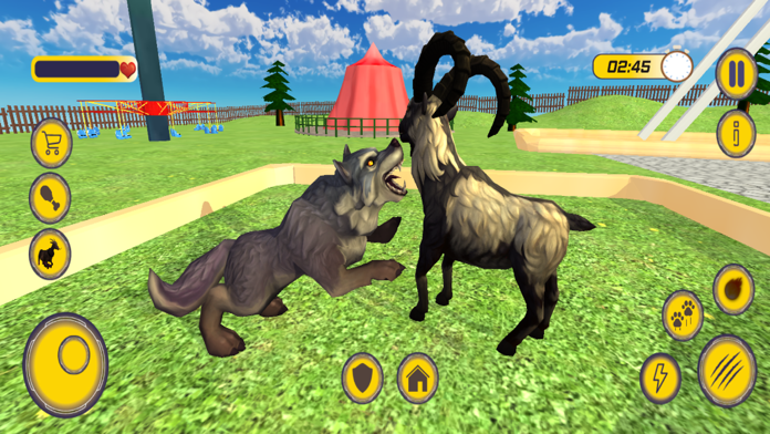 Crazy Goat Rampage Game Game Screenshot