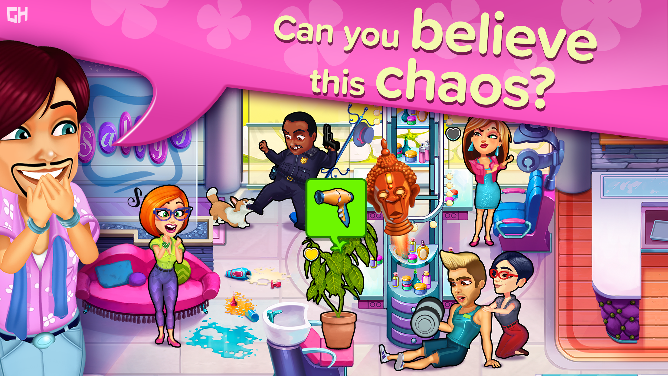 Cuplikan Layar Game Sally's Salon: Hair & Make-Up