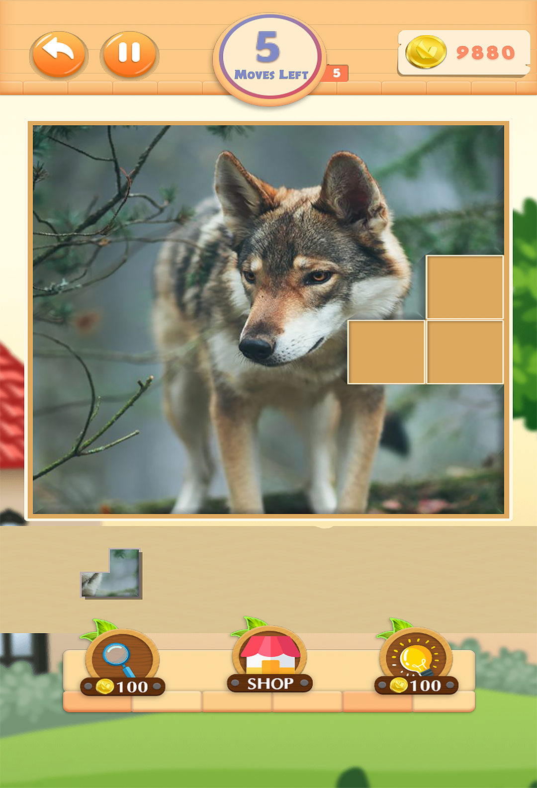Pieces Pictures Game Screenshot