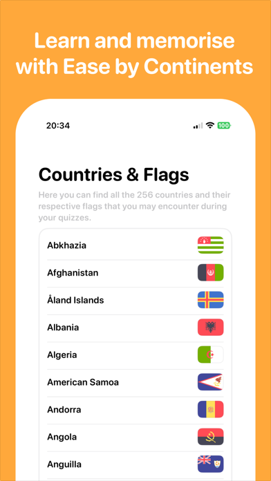 FlagsGuessr - World Flags Quiz ゲームのスクリーンショット