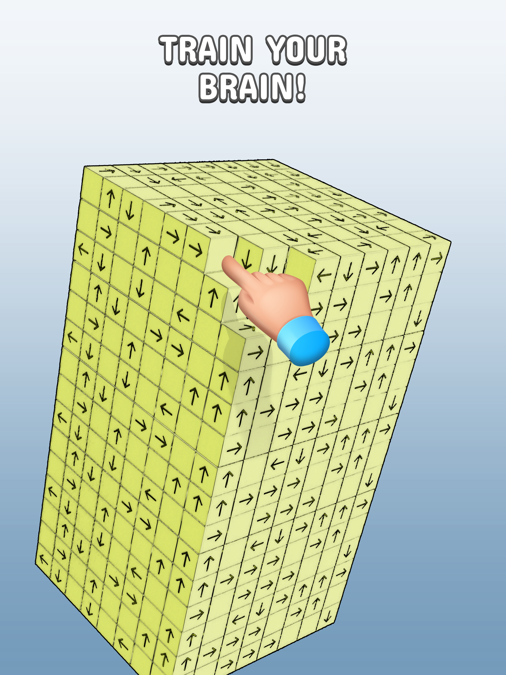 Screenshot of Tap to Unblock 3d Cube Away