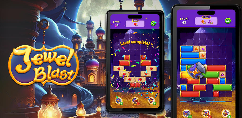 Jewel Blast : Sliding Puzzle 遊戲截圖