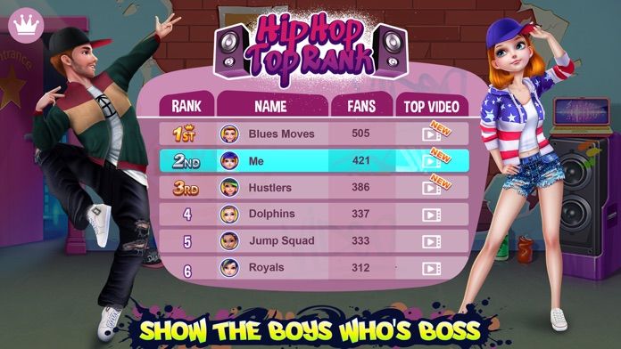 Screenshot of Hip Hop Battle - Girls vs Boys