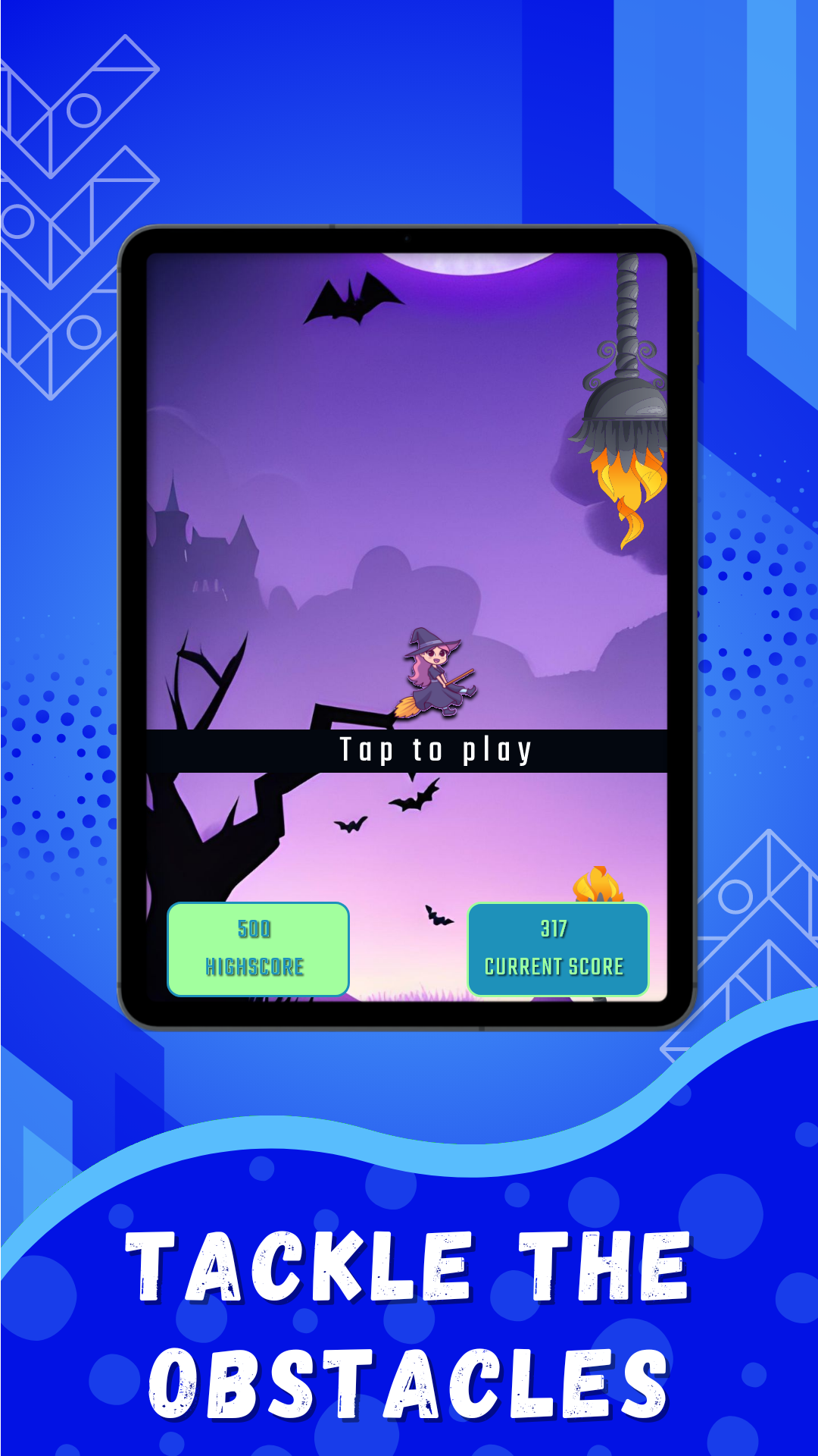Bingo Spooky Flappy Game Screenshot