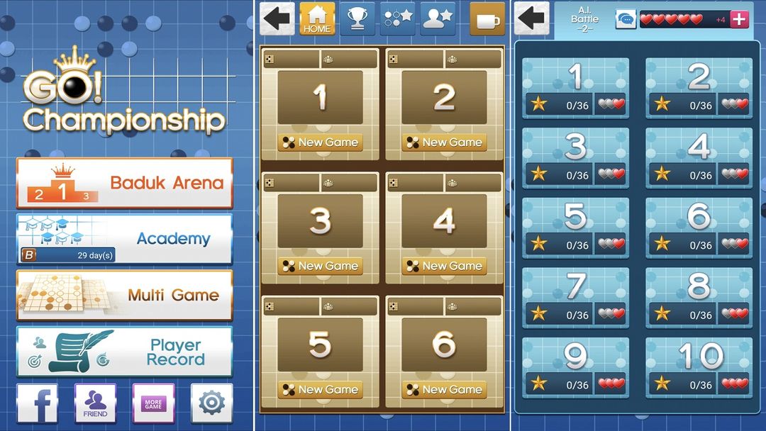 Go Championship screenshot game