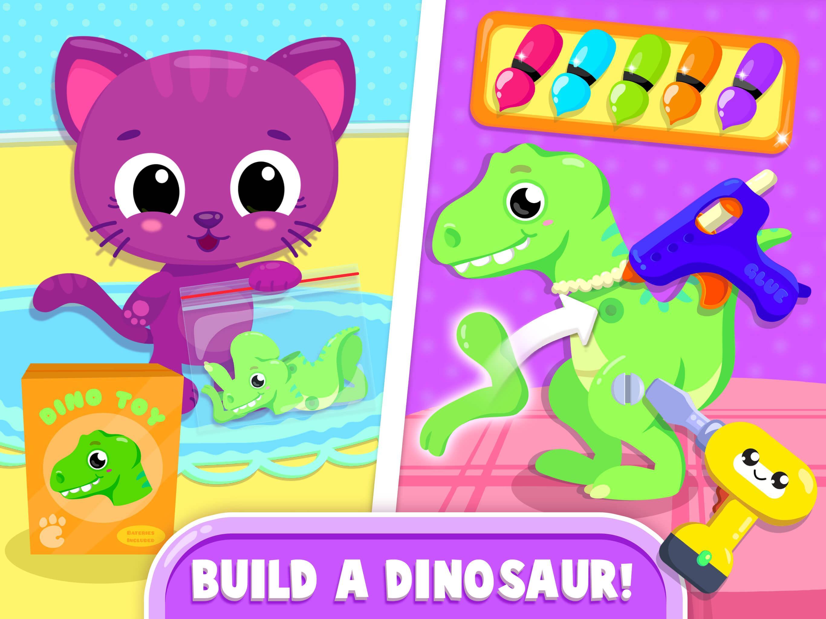 Cute & Tiny Toys - Doll, Dino, Car, Bear & Robot Game Screenshot