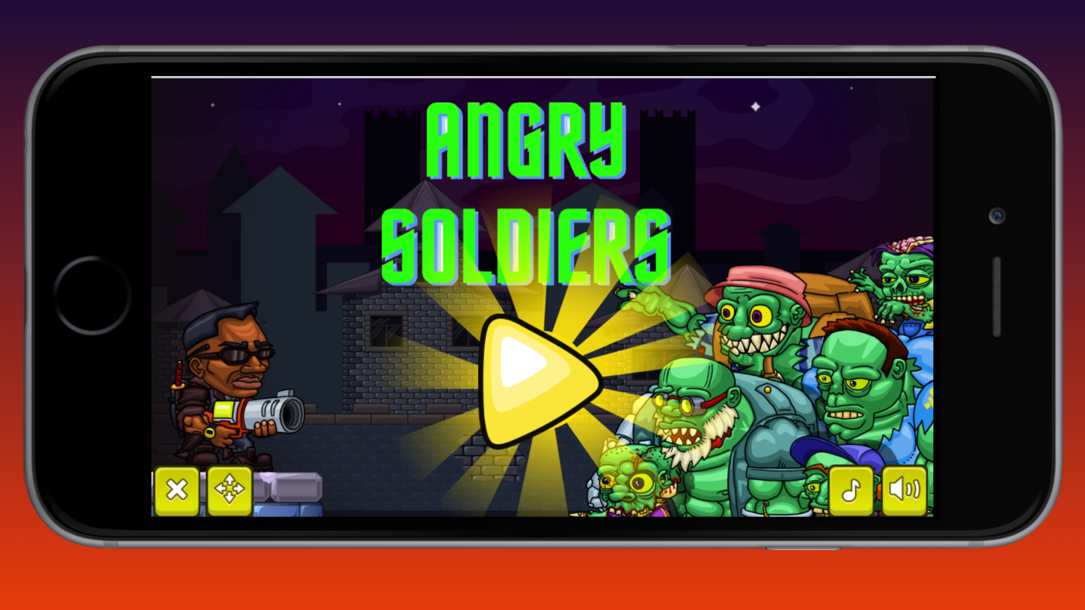 Screenshot of Angry Soldier