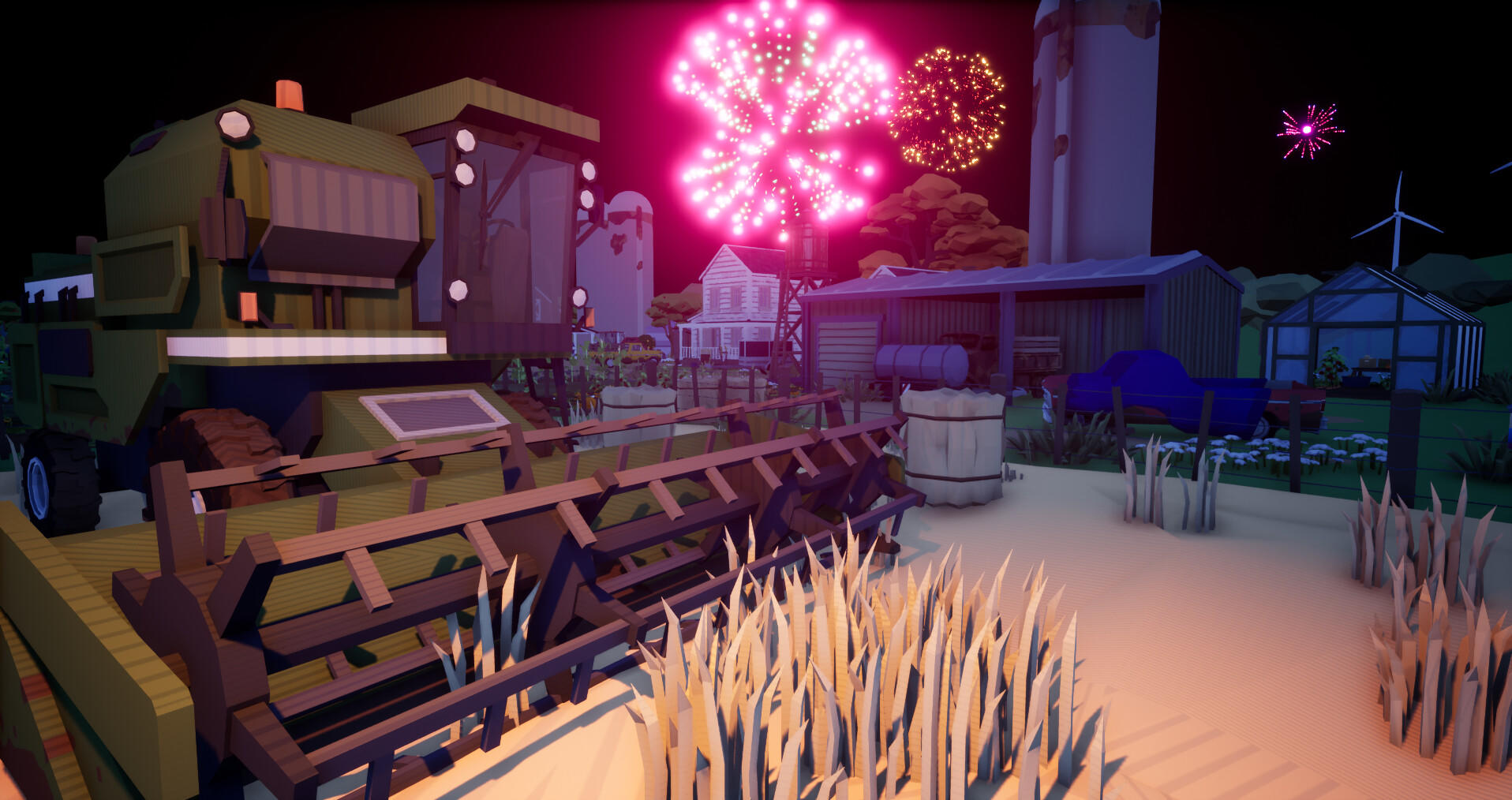 Screenshot of Fireworks Frenzy