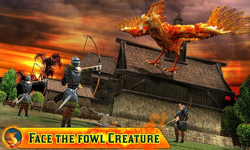 Angry Phoenix Revenge 3D Game Screenshot