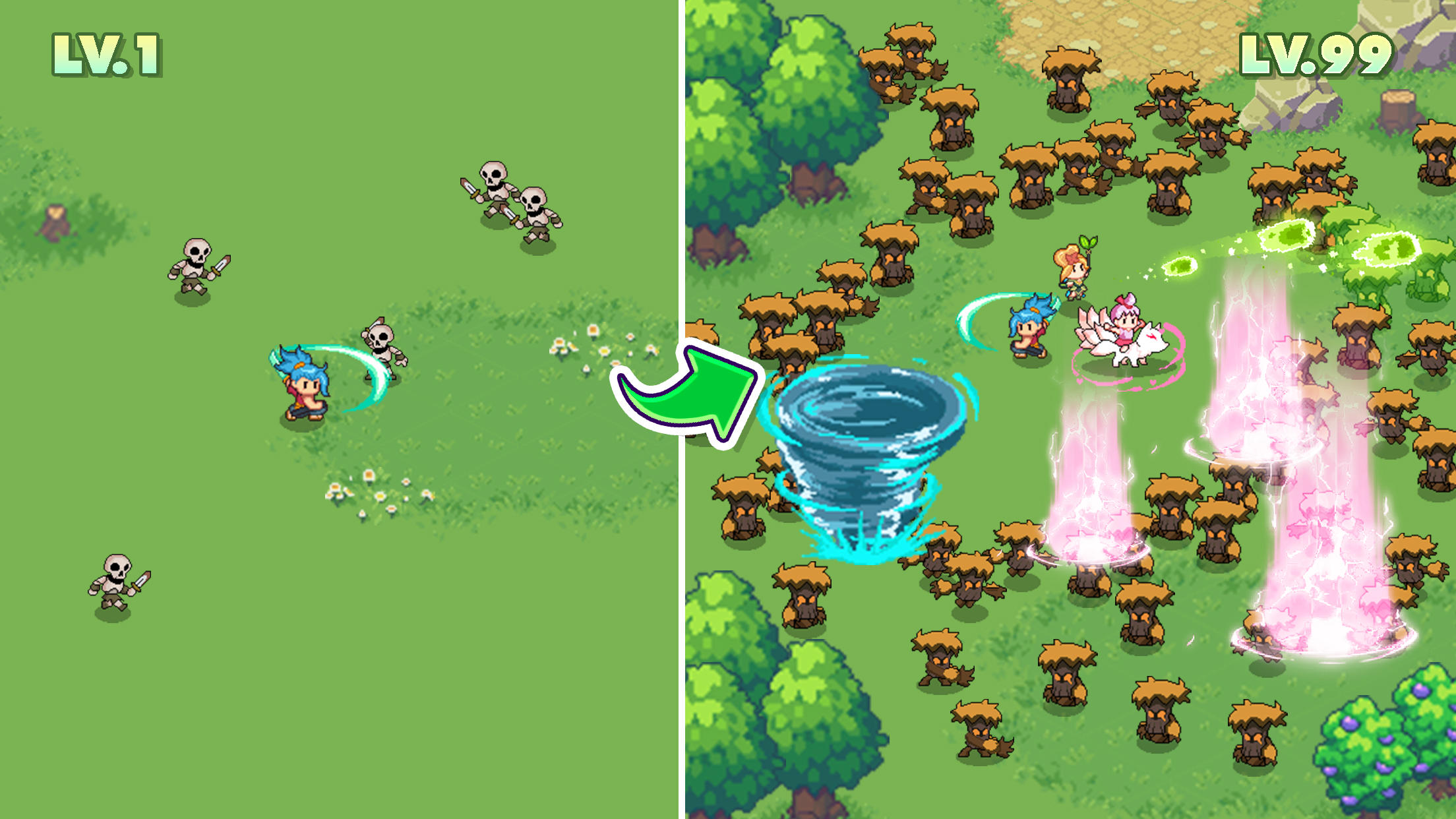 Guardian War: RPG Pixel Hero Game Screenshot