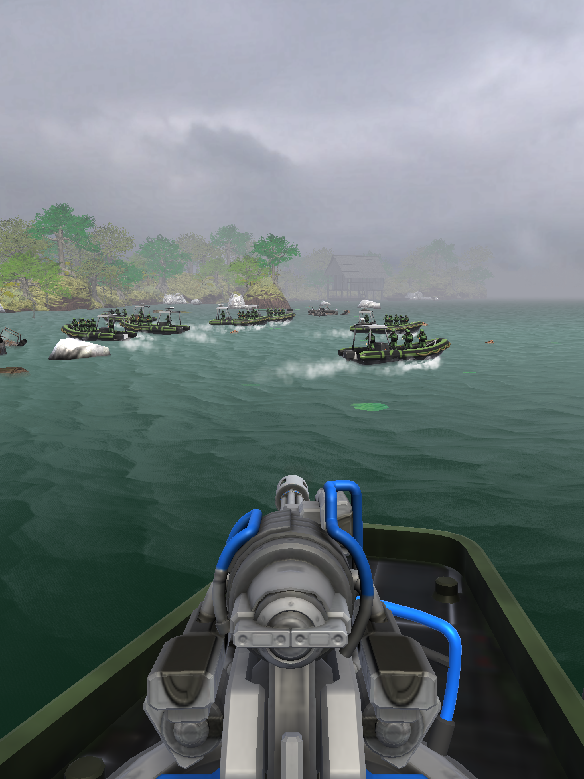 Captura de Tela do Jogo Warship Warfare