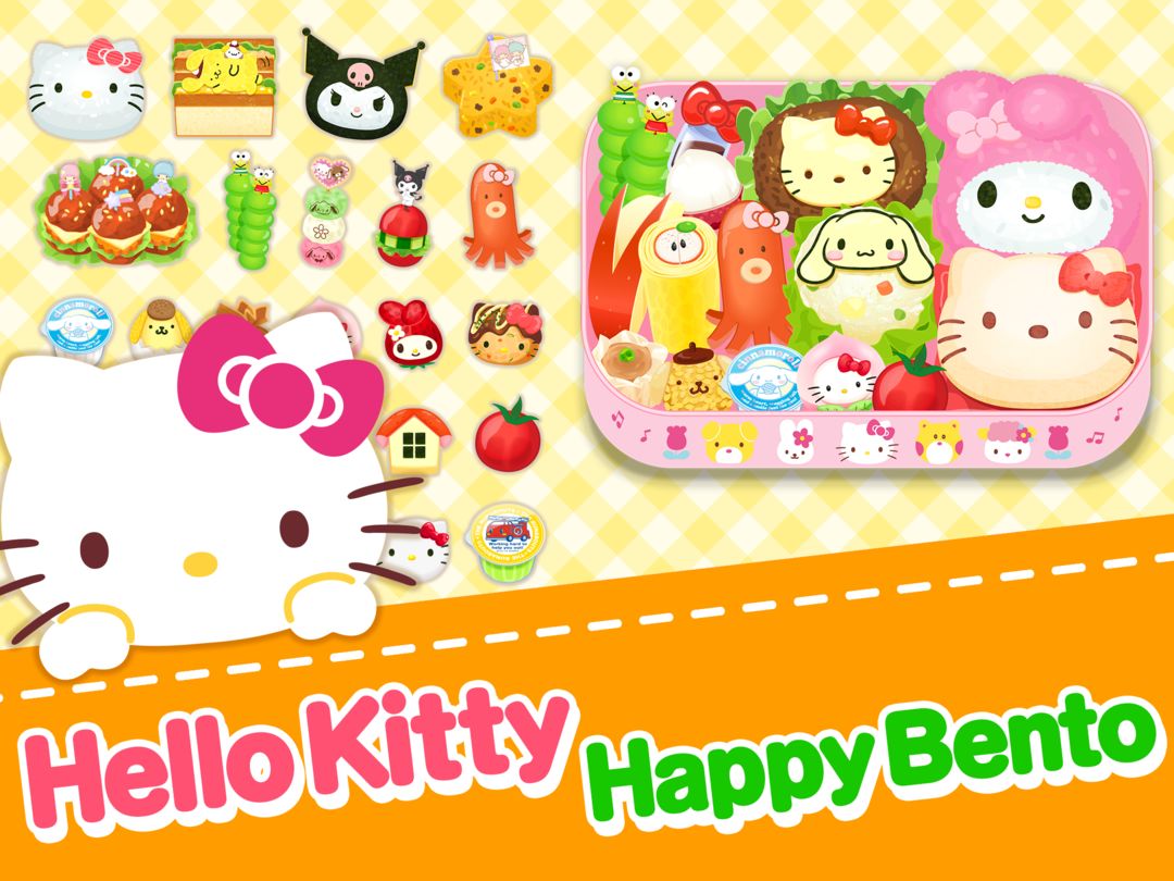 Hello Kitty Happy Bento 게임 스크린 샷