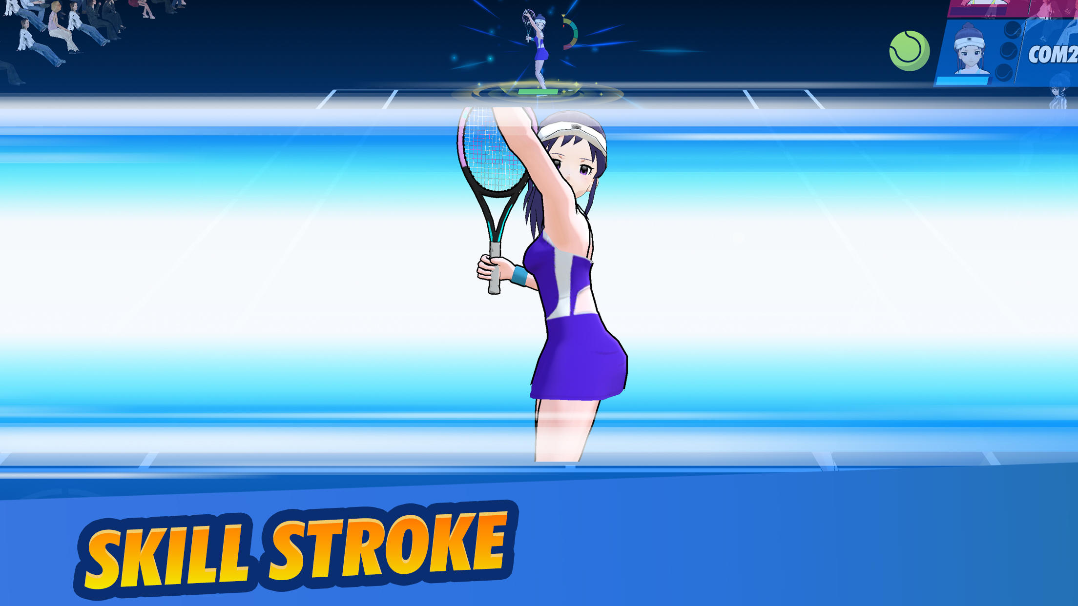 Screenshot of Tennis League: 3D online