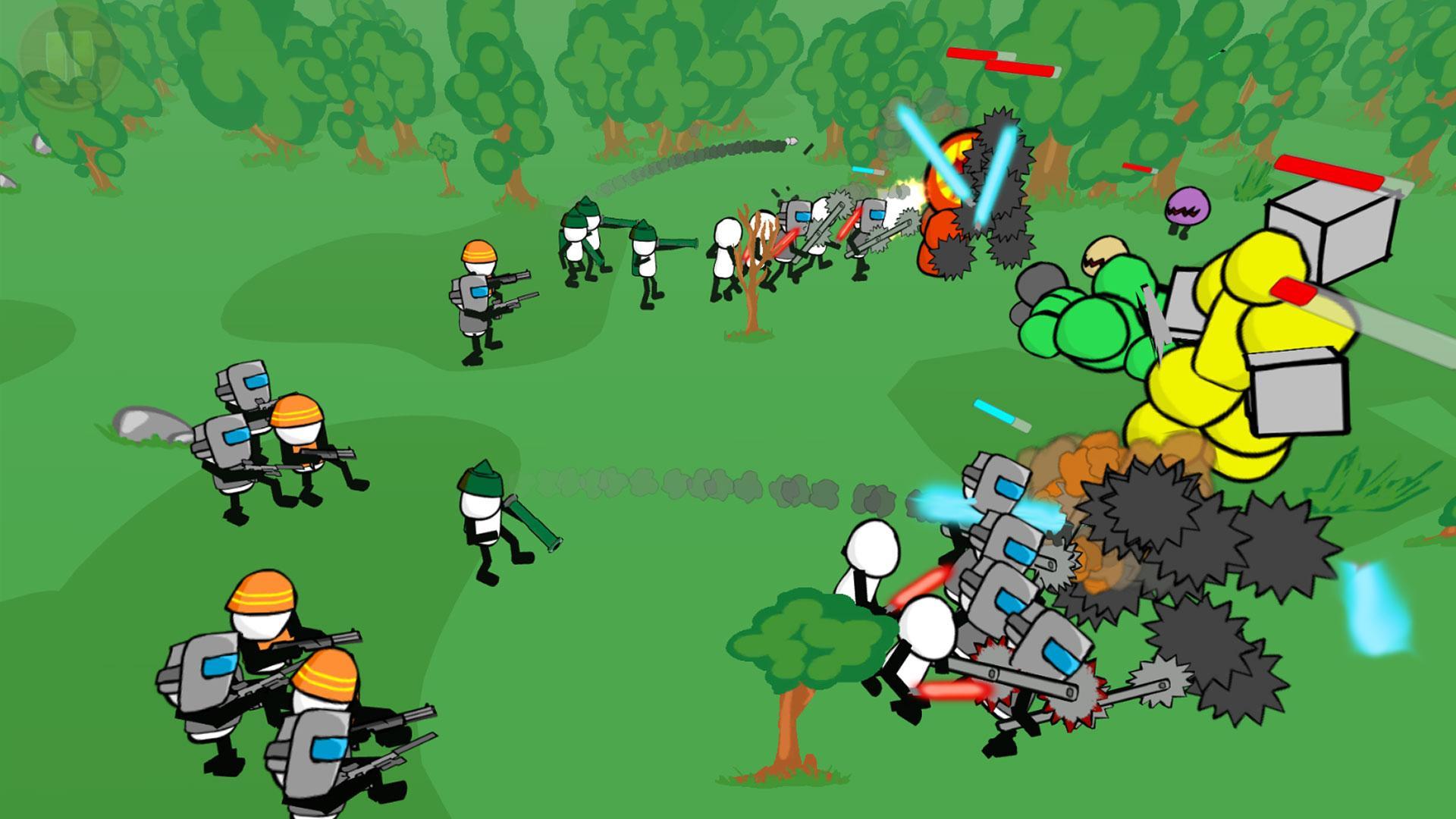 Stickman Gun Battle Simulator Game Screenshot