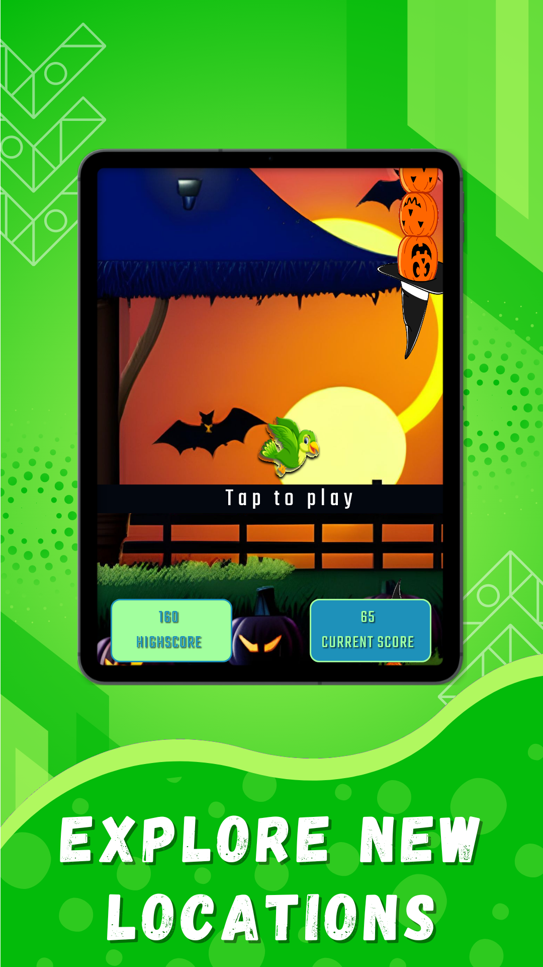 Bingo Spooky Flappy Game Screenshot