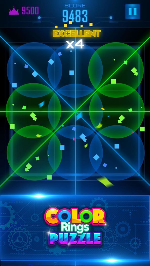 Screenshot of Color Rings Puzzle