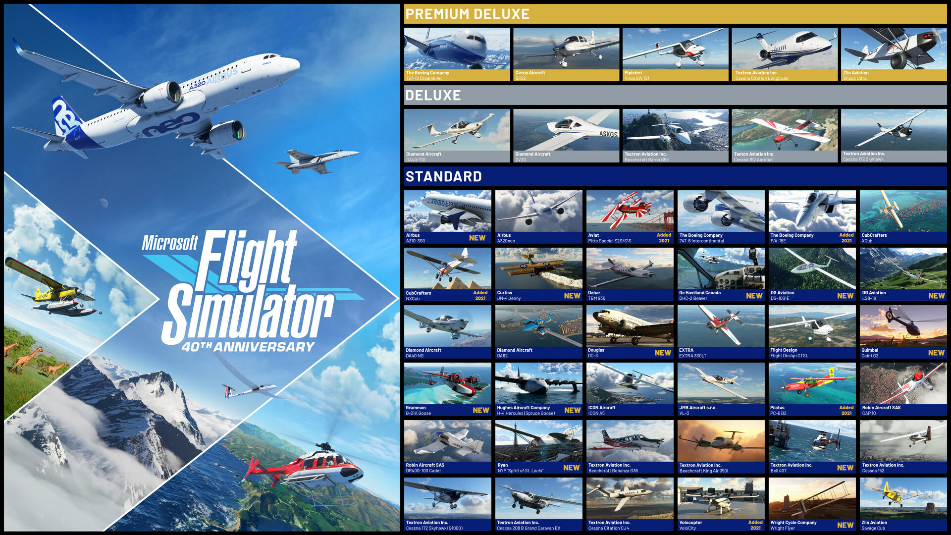 Screenshot 1 of Microsoft Flight Simulator, юбилейное издание, посвященное 40-летию 