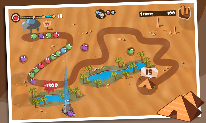 Bubble Blast Marbles Game Screenshot