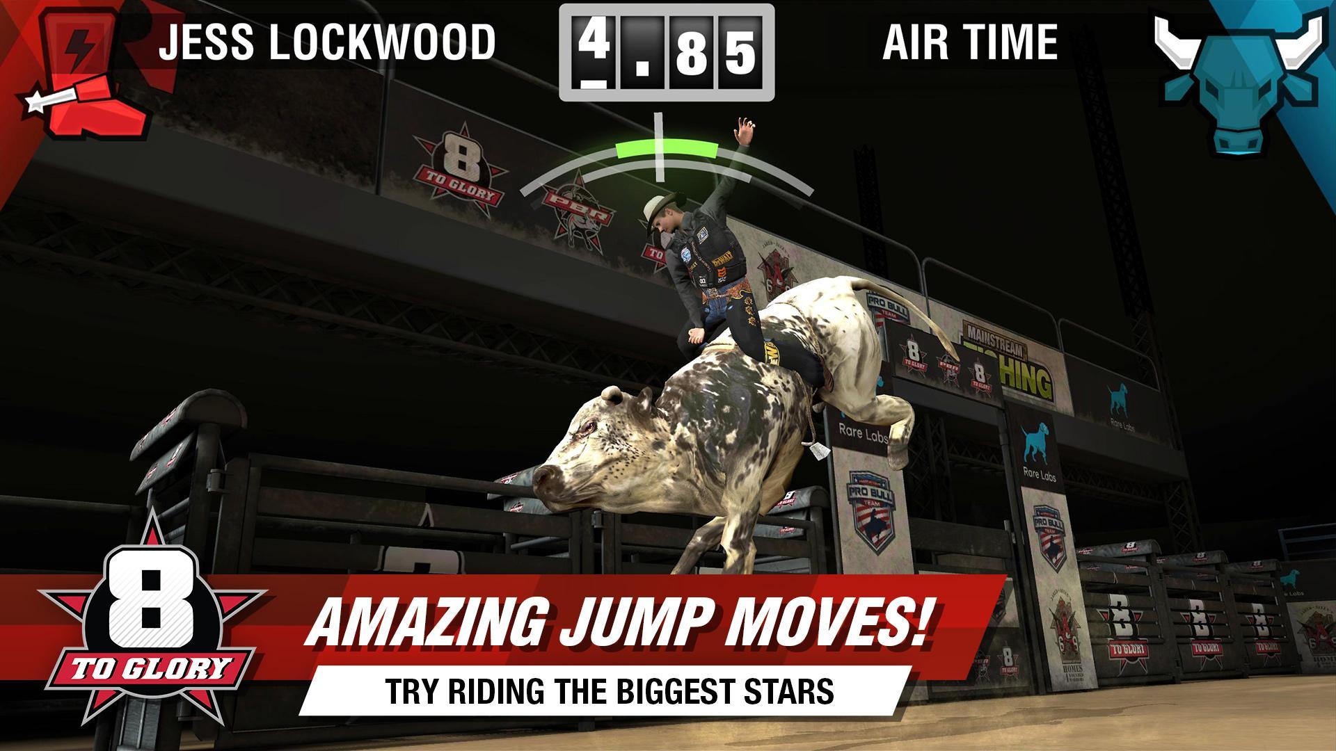 Cuplikan Layar Game 8 to Glory - Bull Riding