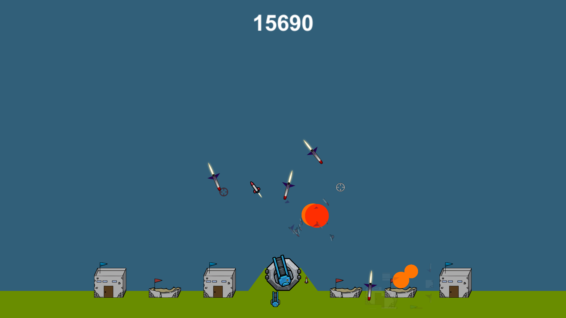 Captura de Tela do Jogo Missile Invaders