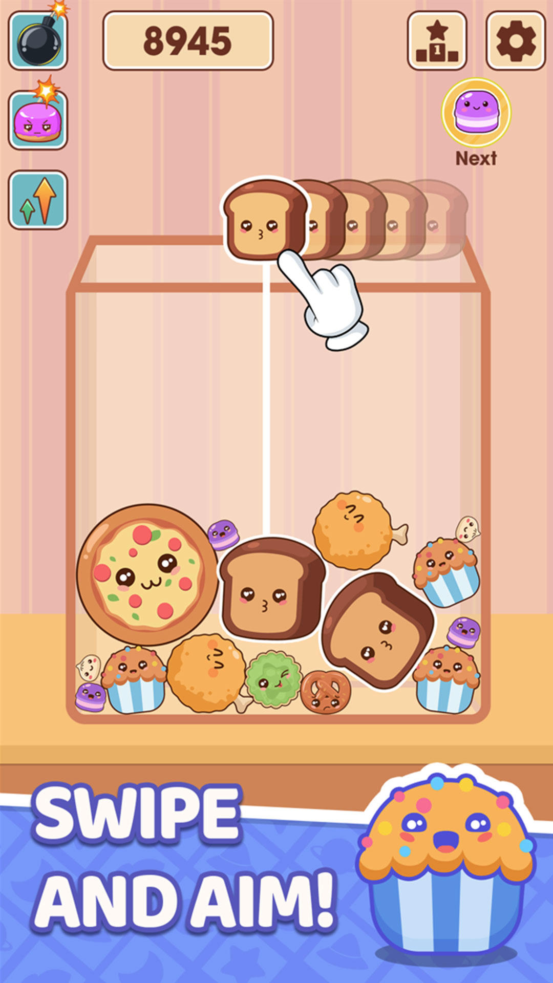 Cuplikan Layar Game Sweet Cake: Drop & Merge