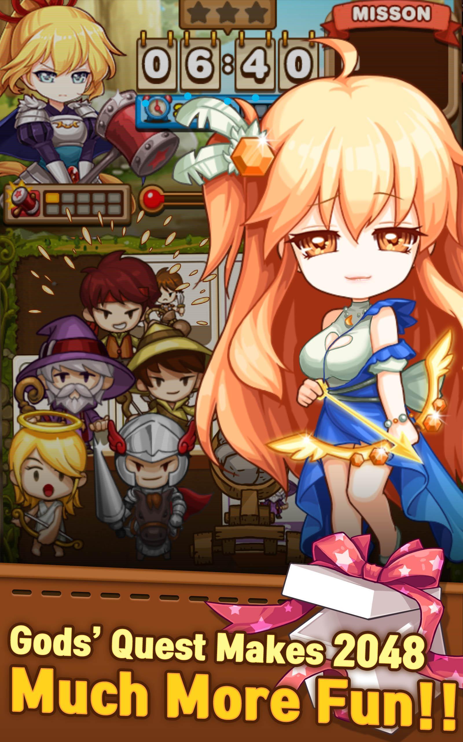 Скриншот игры 2048 Gods' Quest