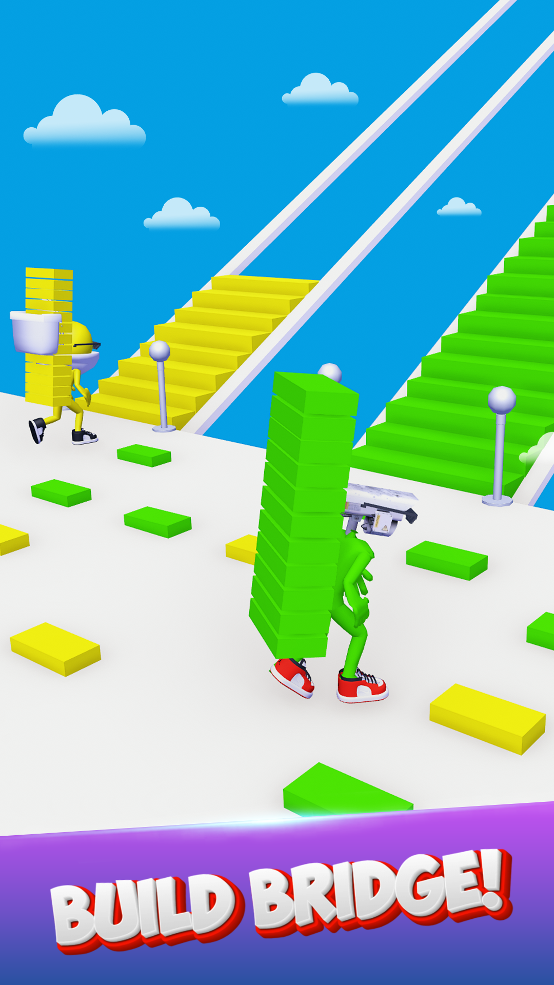 Stair Builder - Toilet Games Game Screenshot