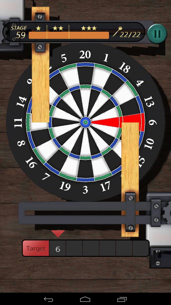 Cuplikan Layar Game Darts King