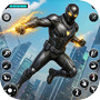 Icon of Black Panther Hero Crime City