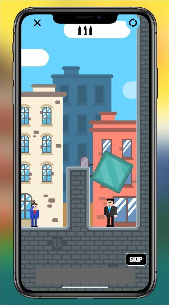 Screenshot 1 of Idle Mr Bullet🔫     -   Spy all the puzzles 1.1