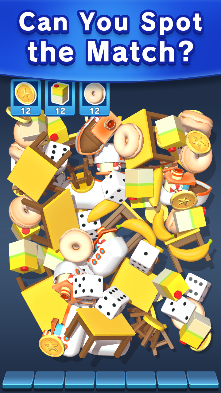 3D Match Triple Match Puzzle Game Screenshot