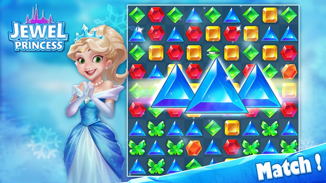 Jewel Princess - Match Frozen遊戲截圖
