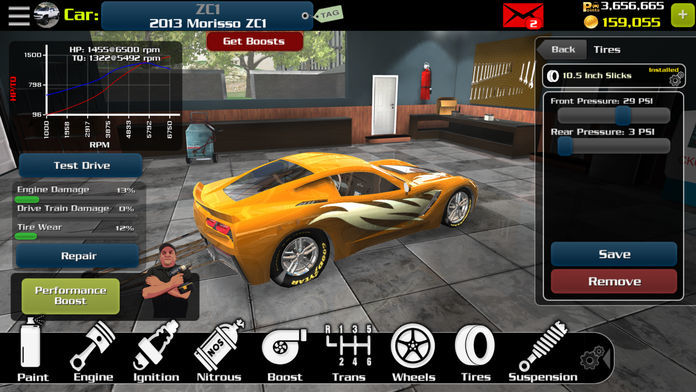 EV3 - Multiplayer Drag Racing screenshot game