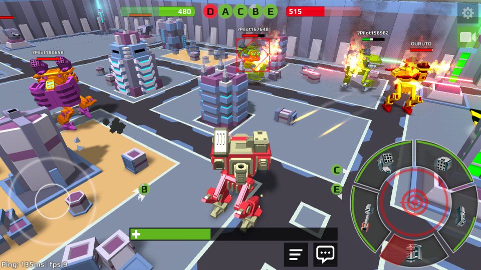 Pixel Robots Battleground screenshot game