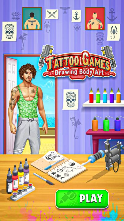 Tattoo Artist Games Ink Master Game Screenshot