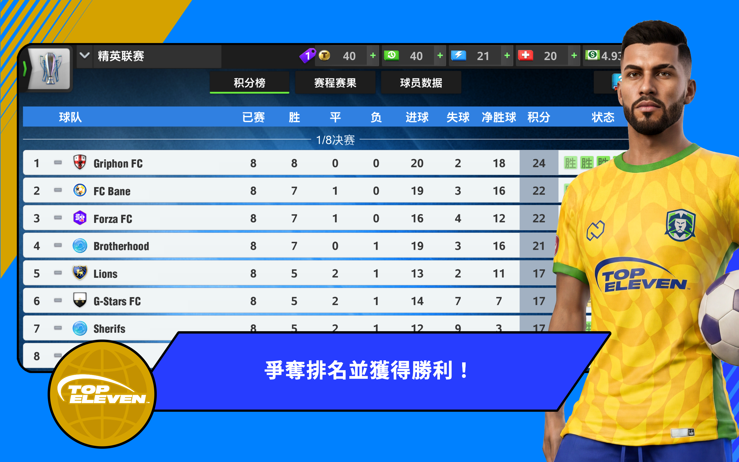 Top Eleven 2026：成為全球最佳足球領隊 遊戲截圖