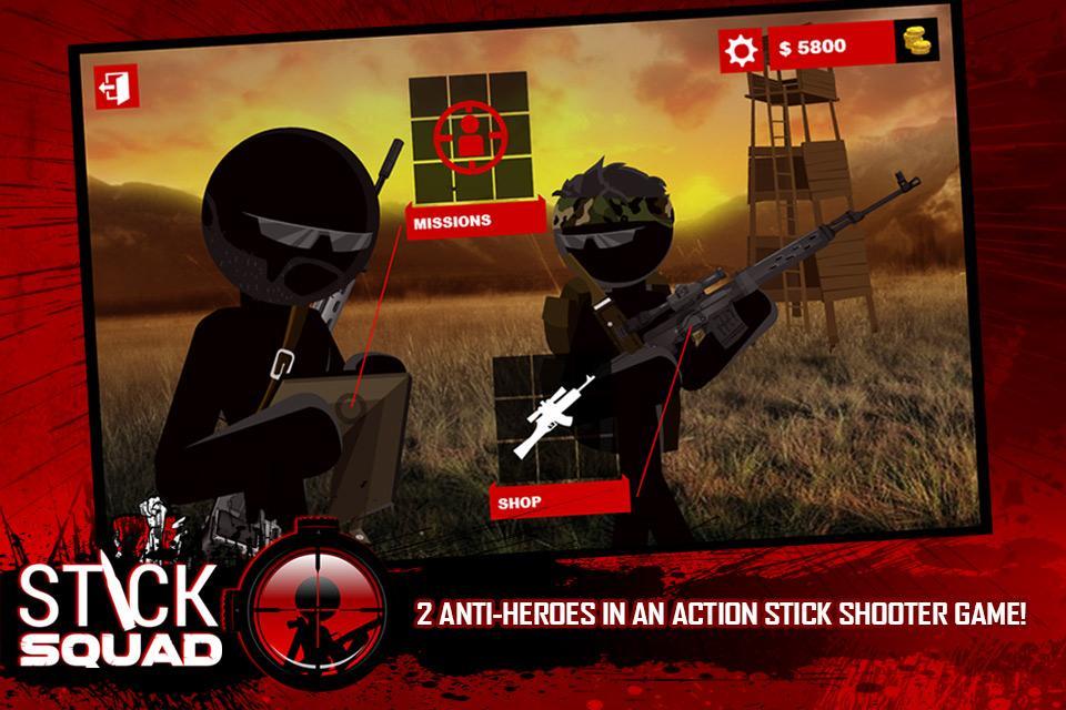 Stick Squad - Sniper Contracts screenshot game