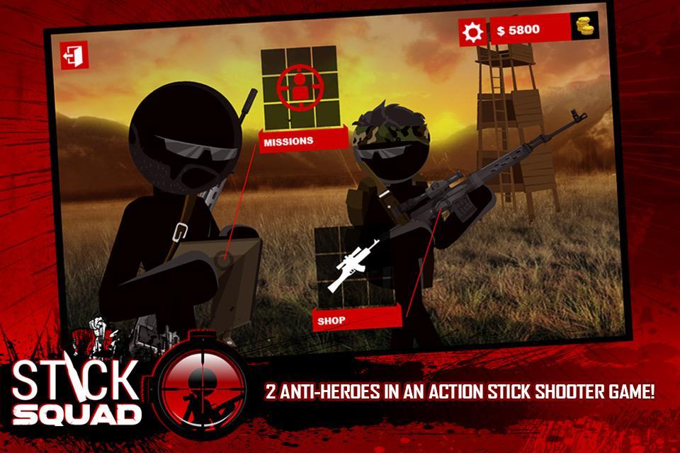 Stick Squad - Sniper Contracts Game Screenshot
