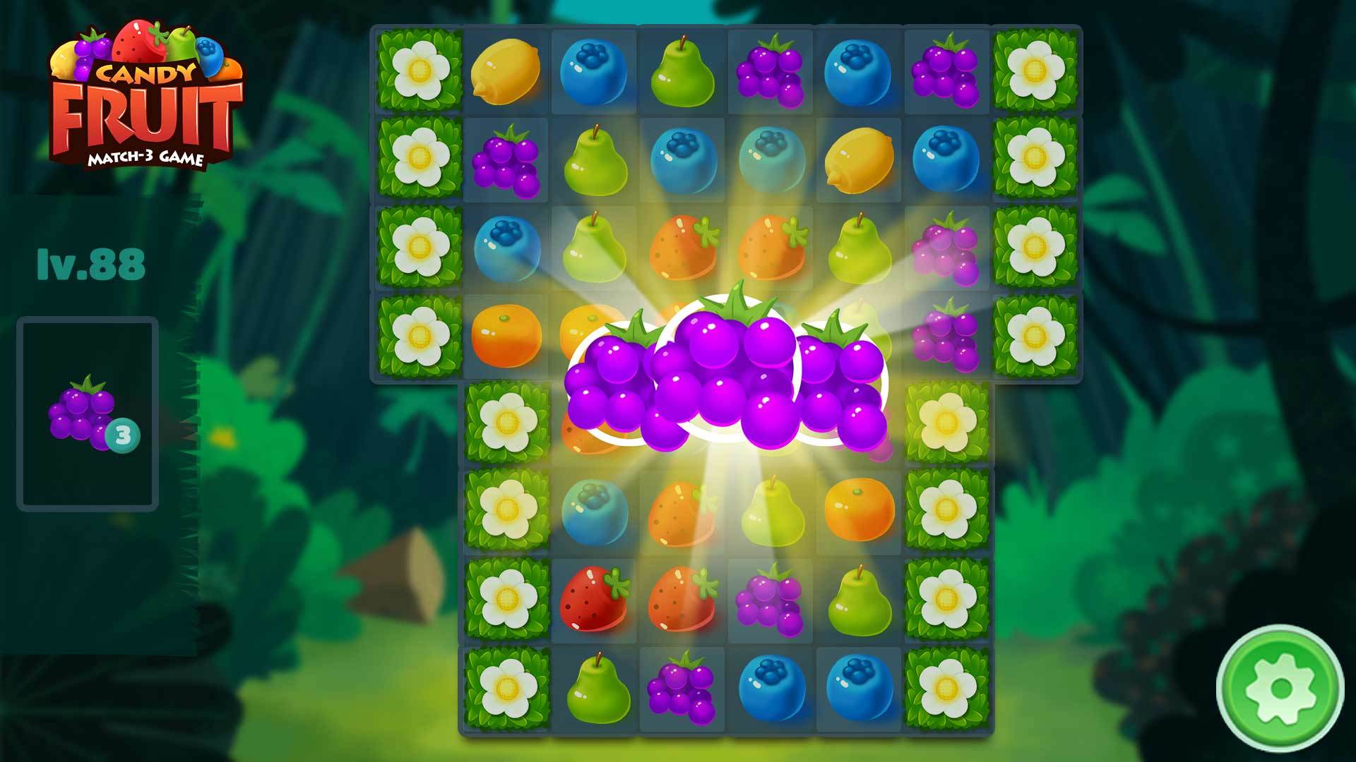 Sweet Fruit Candy Game Screenshot