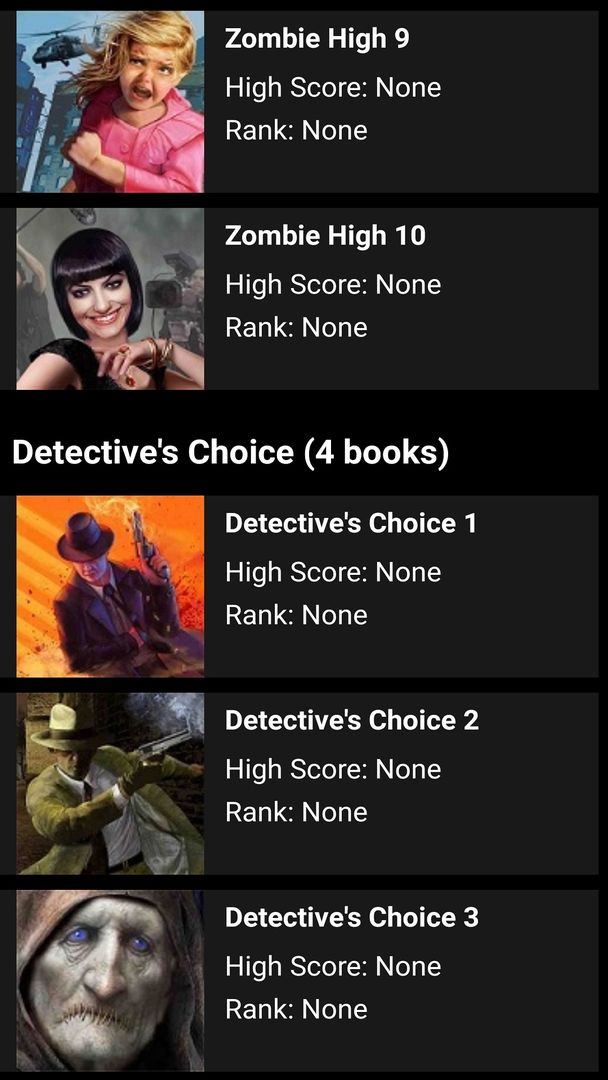 Screenshot of Choice Games: CYOA Style Play