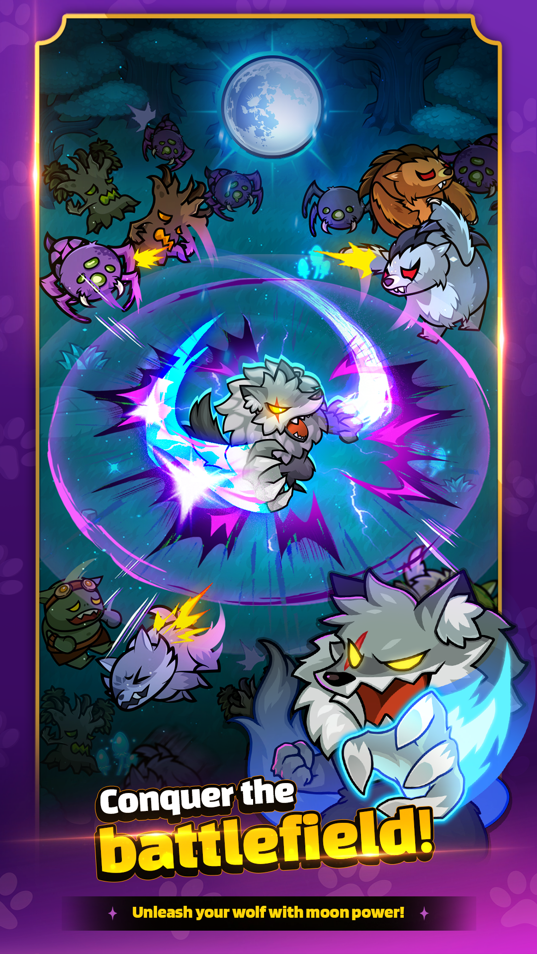 Go Go Wolf! - Idle RPG Game Screenshot