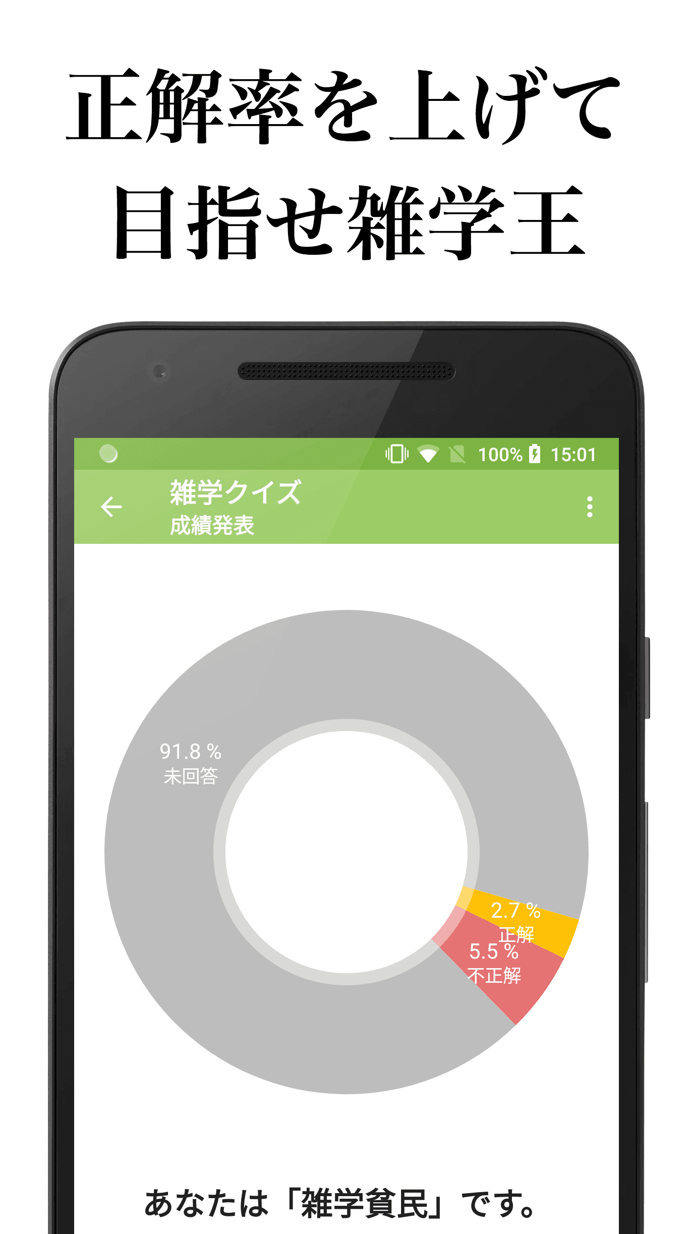 みんなの雑学 500以上の難問にクイズで挑戦！解説付き Game Screenshot