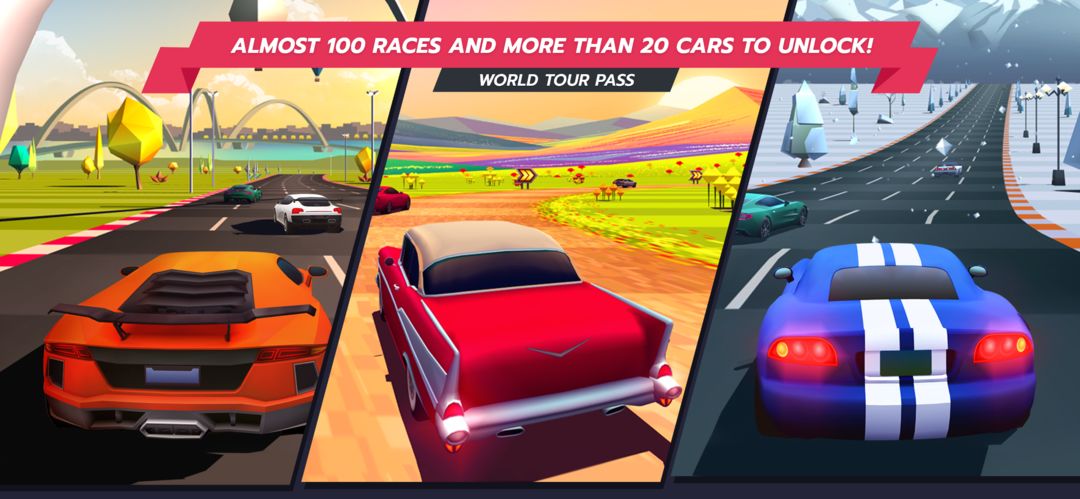 Screenshot of Horizon Chase – Arcade Racing