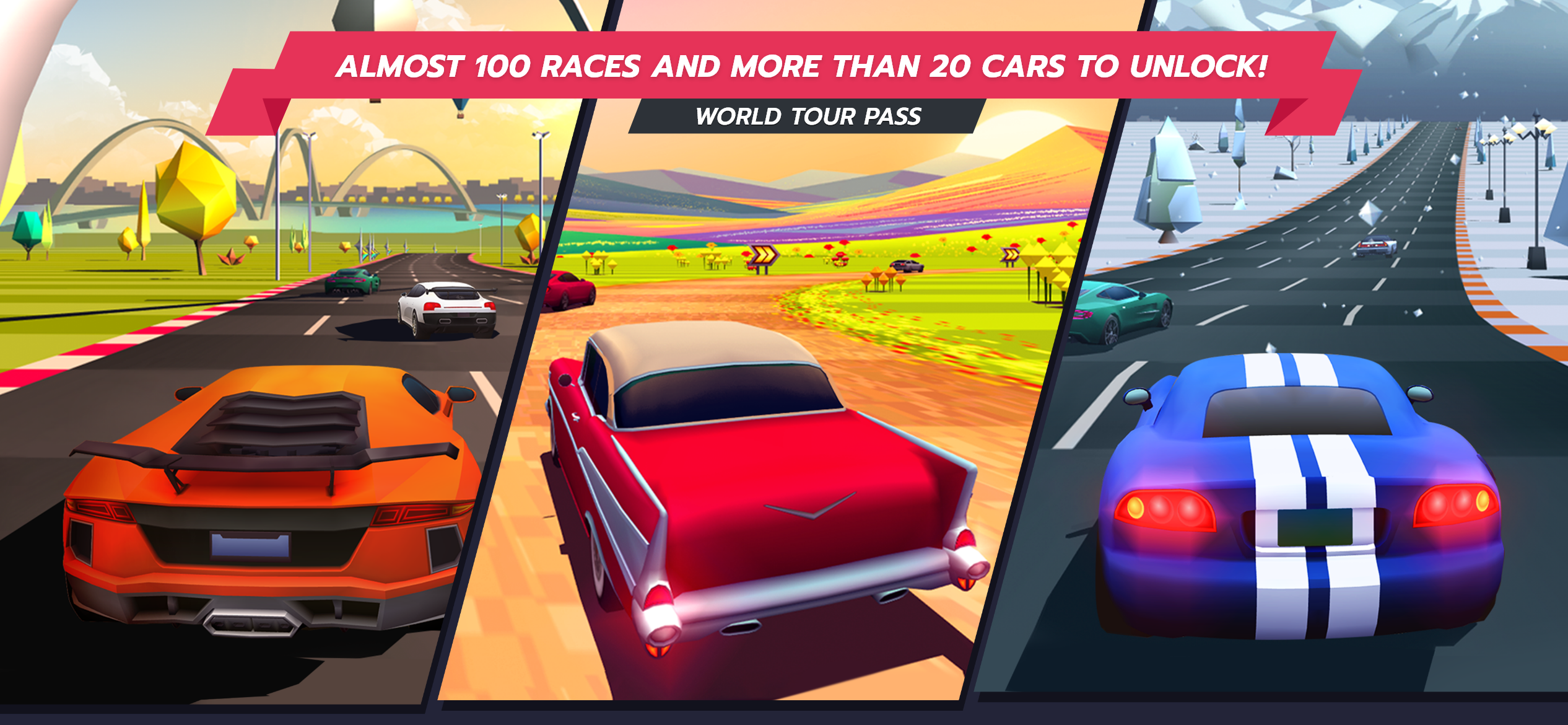 Horizon Chase – Arcade Racing Game Screenshot